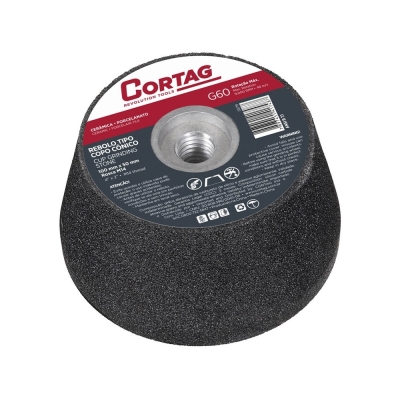 Rebolo Conico G60 100mm X 50mm Cortag