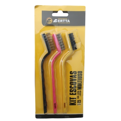 Escova Aco Manual Jg 3pcs Ertta