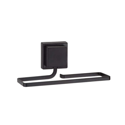 Porta Toalha Rosto Adesivo Piatina Preto Arthi