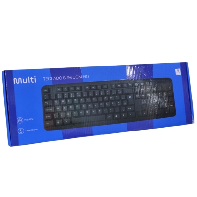 Teclado Usb Slim Preto (Tc065) Multilaser