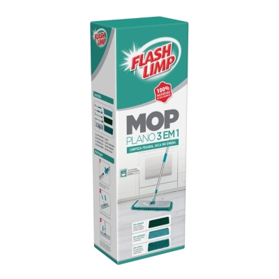 Mop Plano 3 Em 1 Evo Flash Limp