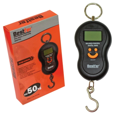 Balanca Digital Gancho 50Kg Bestfer