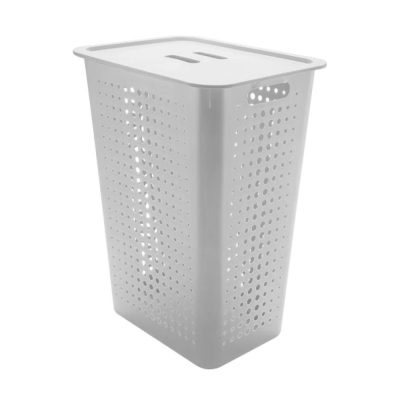 Cesto Roupas 47lt Branco Ou