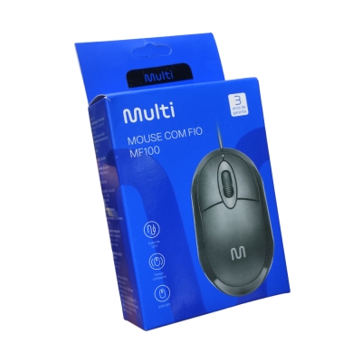 Mouse Optico Usb 1200dpi Preto Mo300 Multilaser