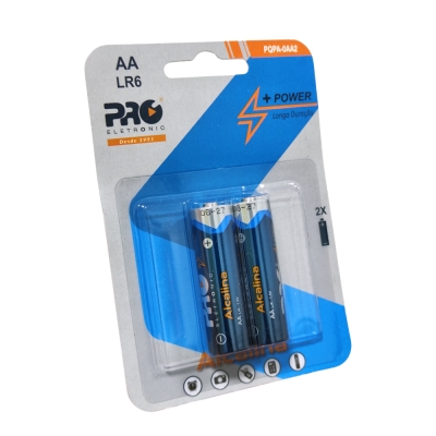 Pilha Alcalina Aa 2und Proqualit