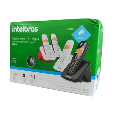 Telefone Sem Fio Ts3110 Id Preto Intelbras