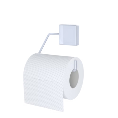 Suporte Papel Higienico Parede Exclusive Fort Fix Branco Dicarlo