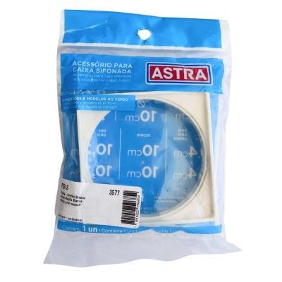 Porta Grelha Quadrada 9,4cm Branco (Pg13) Astra