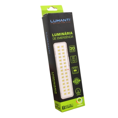 Luminaria Emergencia 30leds Lumanti