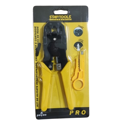 Alicate Crimpar Rj45 C/Desencapador Startools