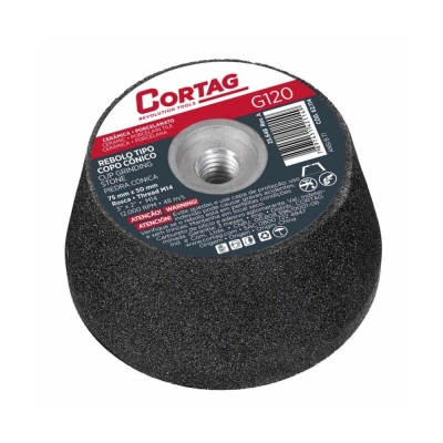 Rebolo Conico G120 100mm X 50mm Cortag