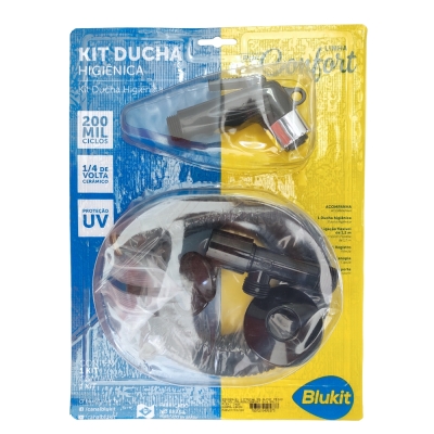 Ducha Higienica 1,20mt Confort Black (220939) Blukit