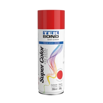 Spray Uso Geral 350ml Vermelho Tekbond