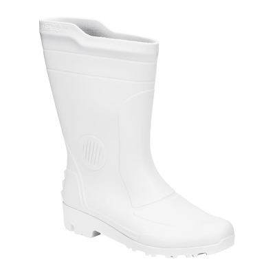 Bota Pvc Branca Nº 40 C/Medio Pega Forte