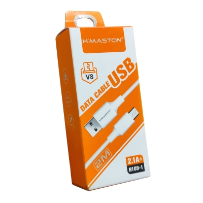 Cabo Usb Am X V8 2.1a 2,00mt (H109-1) Hmaston