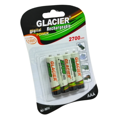 Pilha Recarregavel Aaa 4und (Hyq1525) Glacier