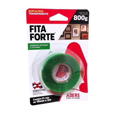 Fita Dupla Face 19mm X 2mt Fita Forte Adere