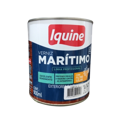 Verniz Maritimo 900ML Incolor Acetinado Iquine