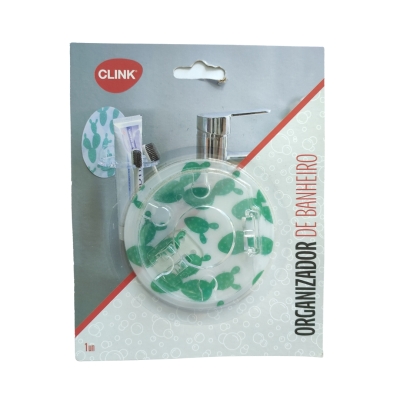 Suporte Organizador Banheiro Plastico 9,5cm X 8cm X 9,5cm Clink