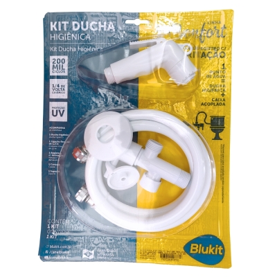 Ducha Higienica 1,20mt C/Desviador Branca Blukit