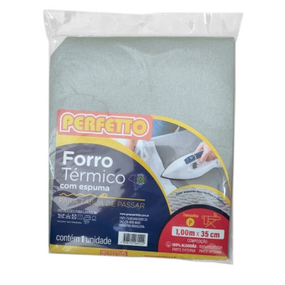 Forro Mesa Passar Termico C/Espuma 1,00mt X 35cm Perfetto