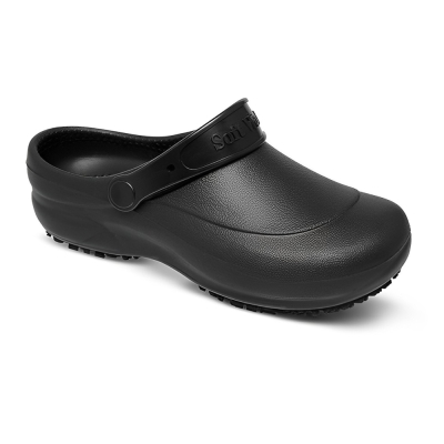 Babuche Eva Antiderrapante Nº 33/34 Preto (Bb60) Soft Works