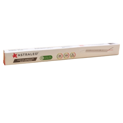 Fonte Slim Fita Led 12v 3a 36w Astraled