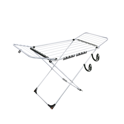 Varal Chao c/Abas Aluminio 57cm x 1,42mt x 1mt Secalux