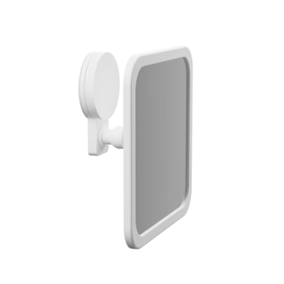 Espelho Quadrado Adesivo 21,5 cm x 28 cm Branco Astra