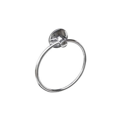 Porta Toalha Argola Plastico Cromado Franmig