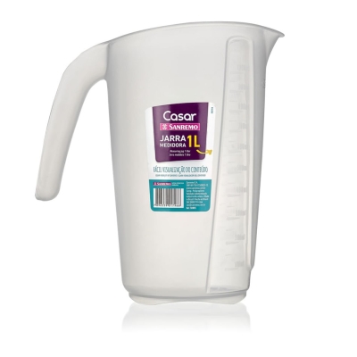 Jarra Medidora Plastica 1lt Sanremo