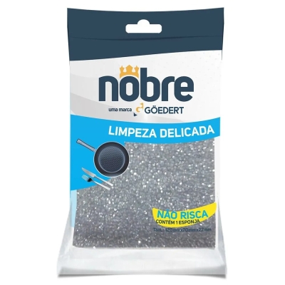 Esponja Inox Uso Domestico 17gr Limpeza Delicada Max Nobre