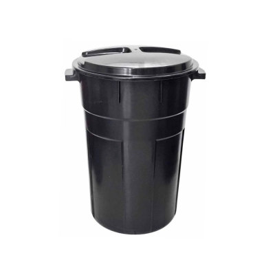 Balde Lixo Plastico c/ Tampa 100 Lt Plastex