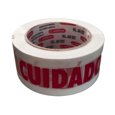 Fita Empacotamento Cuidado Fragil 48mm X 100mt Adelbras