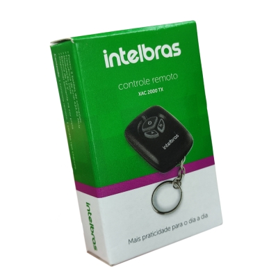 Controle Remoto Portao 433mhz Xac 2000 Preto Intelbras