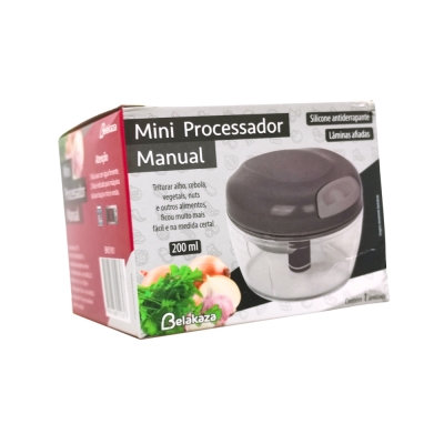 Processador Alimentos Corda Manual 200ml (Bk5161) Belakaza