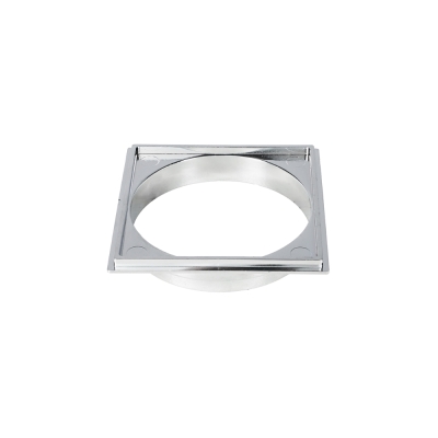 Porta Grelha Quadrado 10cm Cromado Estrela