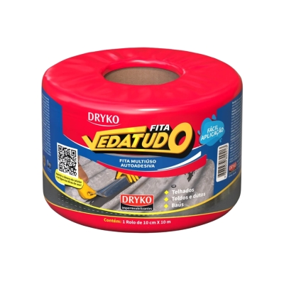 Manta Adesiva 10cm X 10mt Vedatudo Dryko