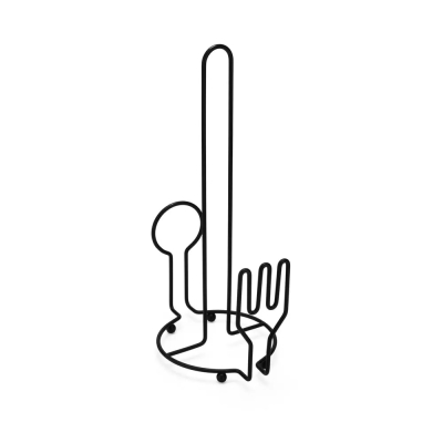 Porta Papel Toalha Mesa Querida Preto Arthi