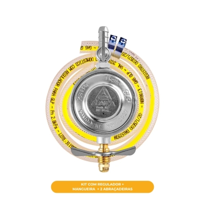 Regulador Gas 504/01 C/Mangueira 1,20mt Alianca