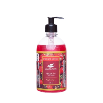 Sabonete Liquido 500ml Morango Amazonia