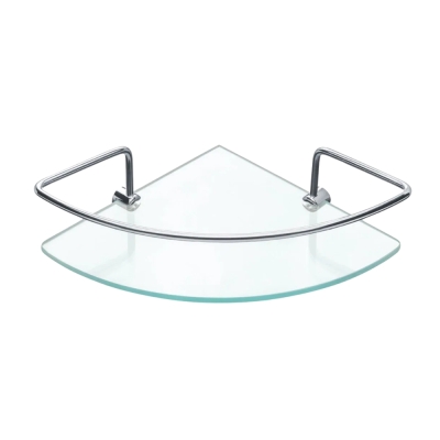 Prateleira Vidro Canto c/ Aro 30cm x 30 cm Artbox
