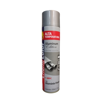 Spray Alta Temperatura 400ml Aluminio Chemicolor