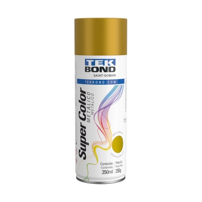 Spray Metalico 350ml Ouro Tekbond