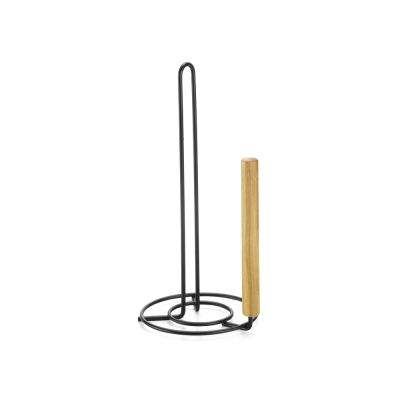 Porta Papel Toalha Mesa Preto Eco Design Arthi