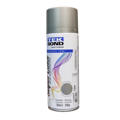 Spray Alta Temperatura 350ml Aluminio Tekbond