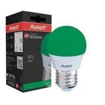 Lampada Led Bolinha 4w G45 Verde Avant