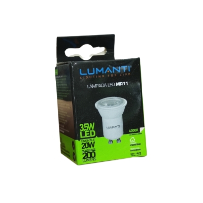 Lampada Gu10 Mr11 3,5w 4000k Lumanti