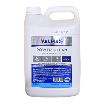 Detergente Limpa Pisos 5lt Power Clean Valmax