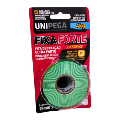 Fita Dupla Face 19mm X 2mt Fixa Forte Extreme Unipega